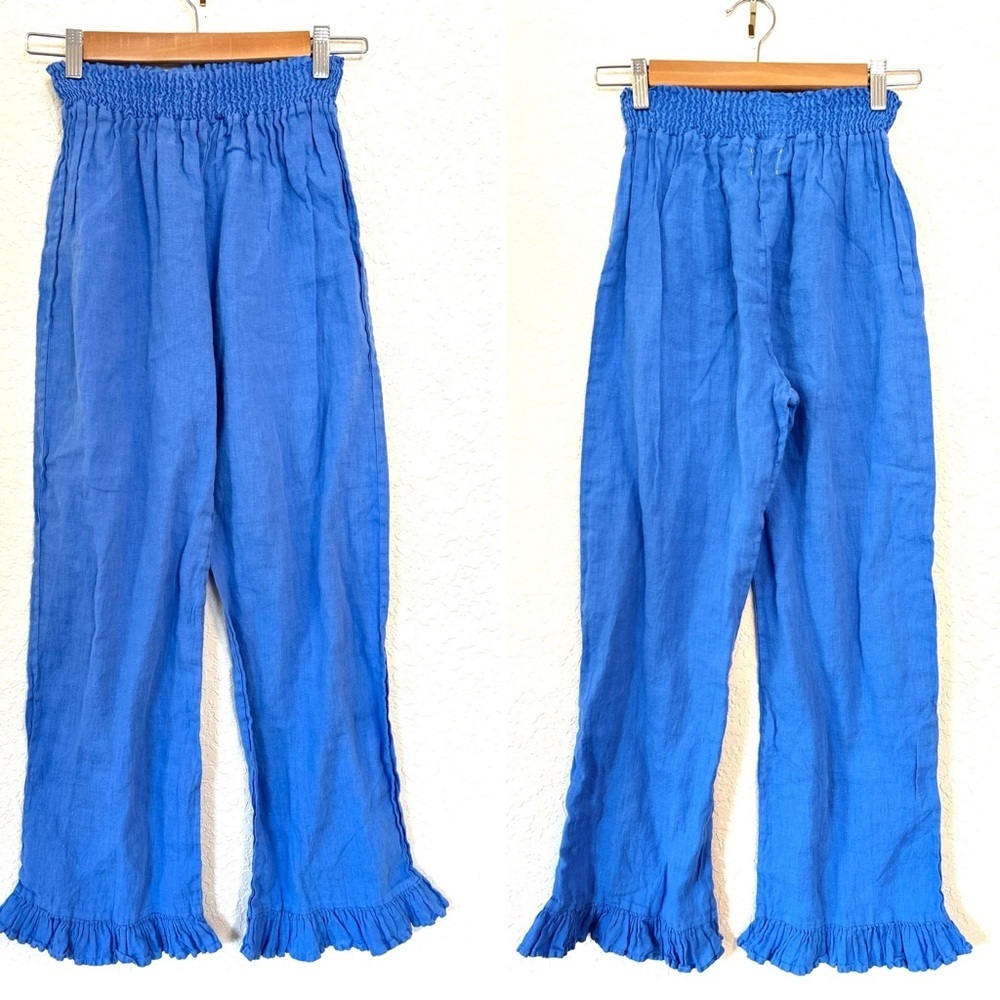 9 SEED
Linen Ruffle Bottom Pant size p/s